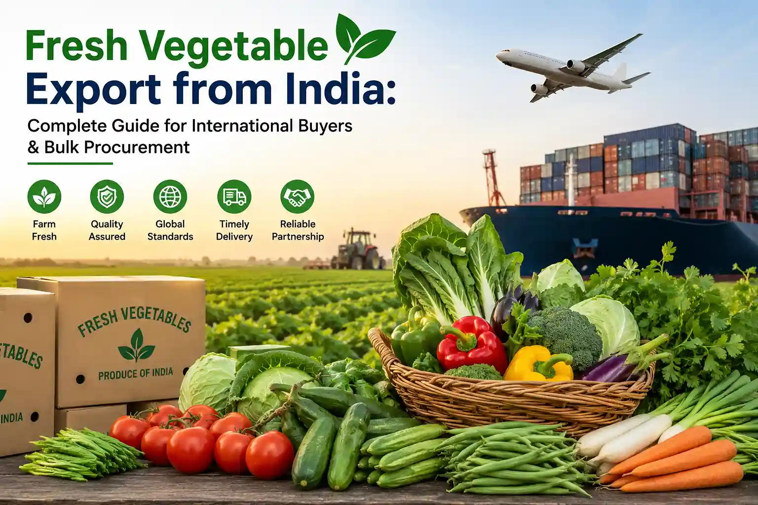 Export quality standards for fresh produce
